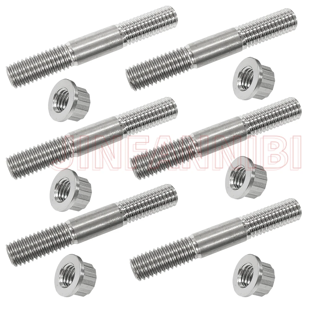 For Yamaha Blaster 200 YFS 200 Head Studs Kit Titanium Alloy Stud Bolt Nut 90116-08394-00