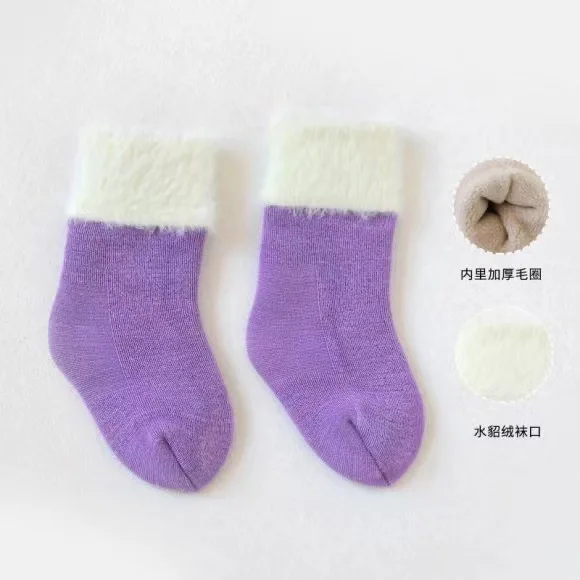 Baby Socken Winter Dicke kinder Socken Mode Jungen und Mädchen Warme Baby Socken 1-8 Jahre Alt 7-12m Mädchen Socken Nette