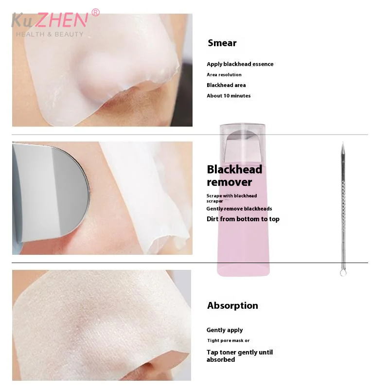 2pcs Acne Needles Blackhead Remover Skin Scrubber Spatula Pimple Acne Needle Tool Facial Pore Cleaner Skin Care Set