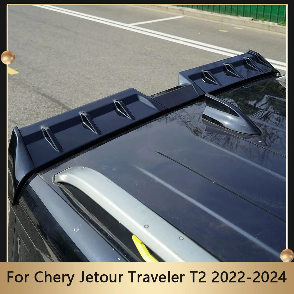 

Car Tail Wing For Chery Jetour Traveler T2 2022 2023 2024 Roof Fixed Wing Modified Paint Sports Rear Wing Appearance Accessories