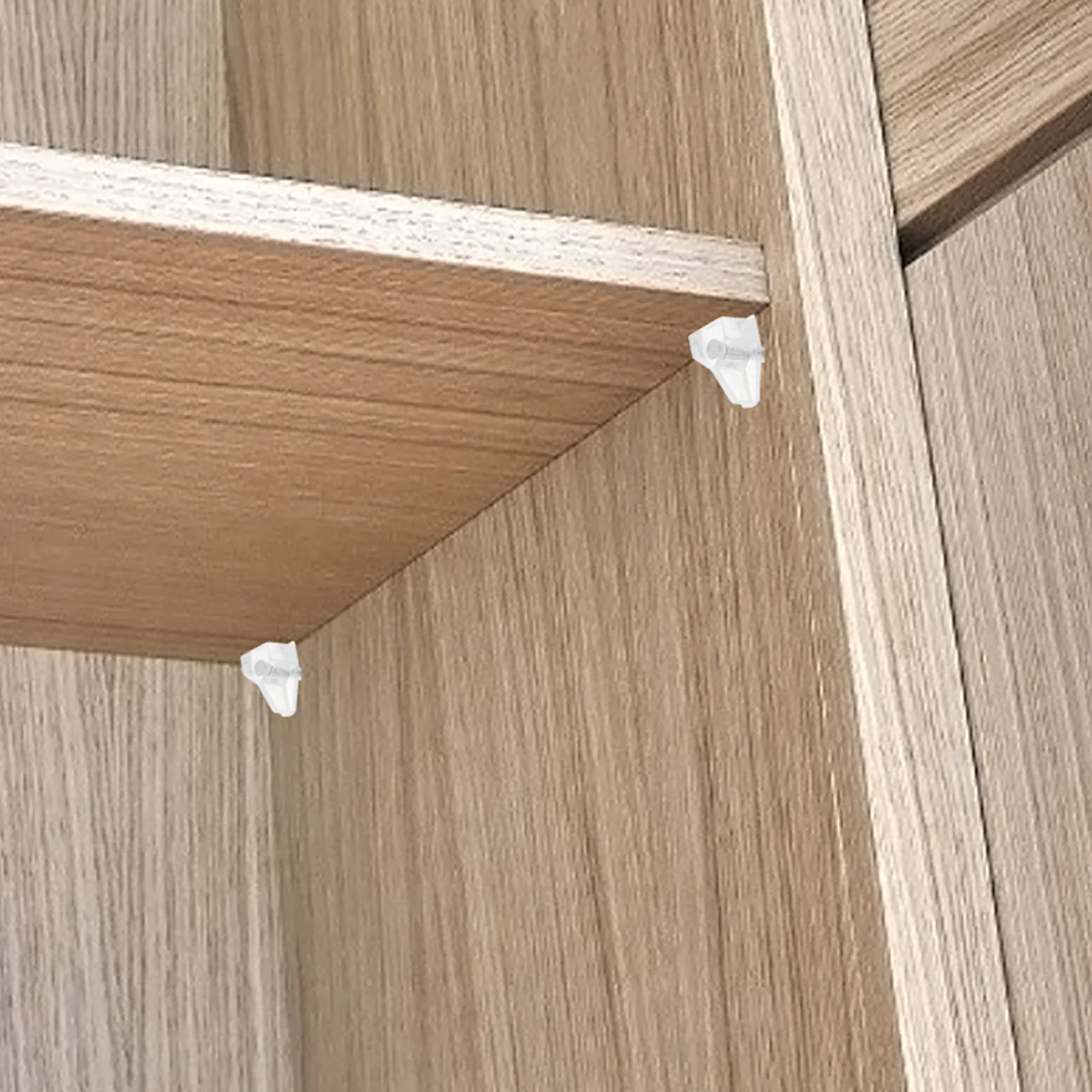 60Pcs Clear Plastic Cabinet Shelf Support Pins 3Mm Shelf Pegs for Bookshelf Kitchen Cupboard Shelving Supports Strong Stable