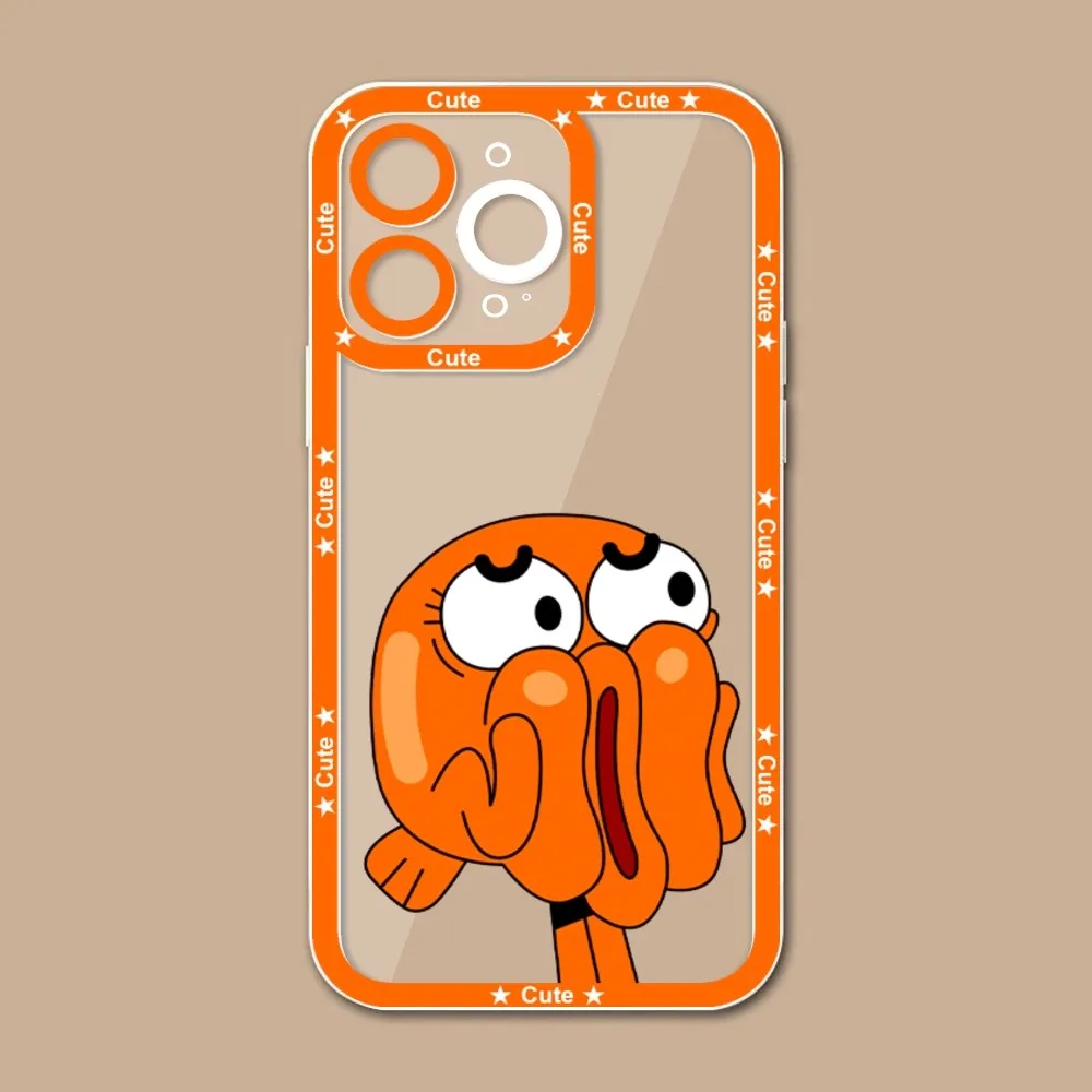 Cartoon A-Amazing W-World G-Gumball Phone Case For IPhone 11 12 13 Pro Max 14 Pro Max iphone15 15promx Case Shell Funda Cover