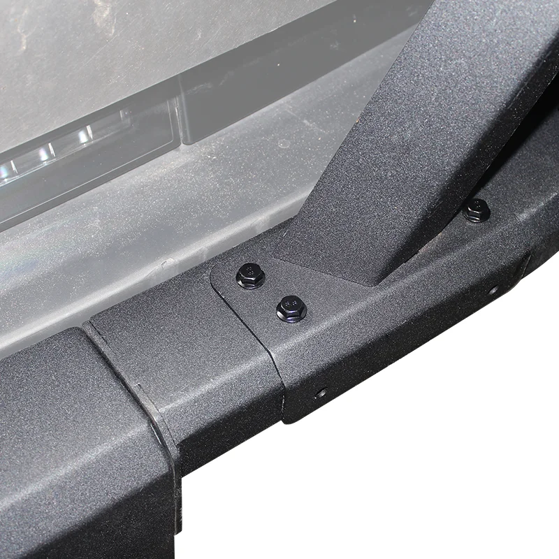 High Quality Front Bumper Anti Impact Steel Polished Finish Vehicle Outer Replacement Convenient Mount Armor Accessory