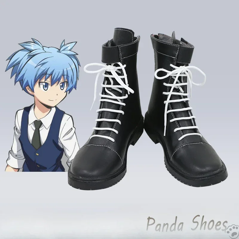 Anime Assassination Classroom Shiota Nagisa Cosplay Shoes Anime Cos Comic Cosplay Costume Prop Shoes for Con Halloween Party
