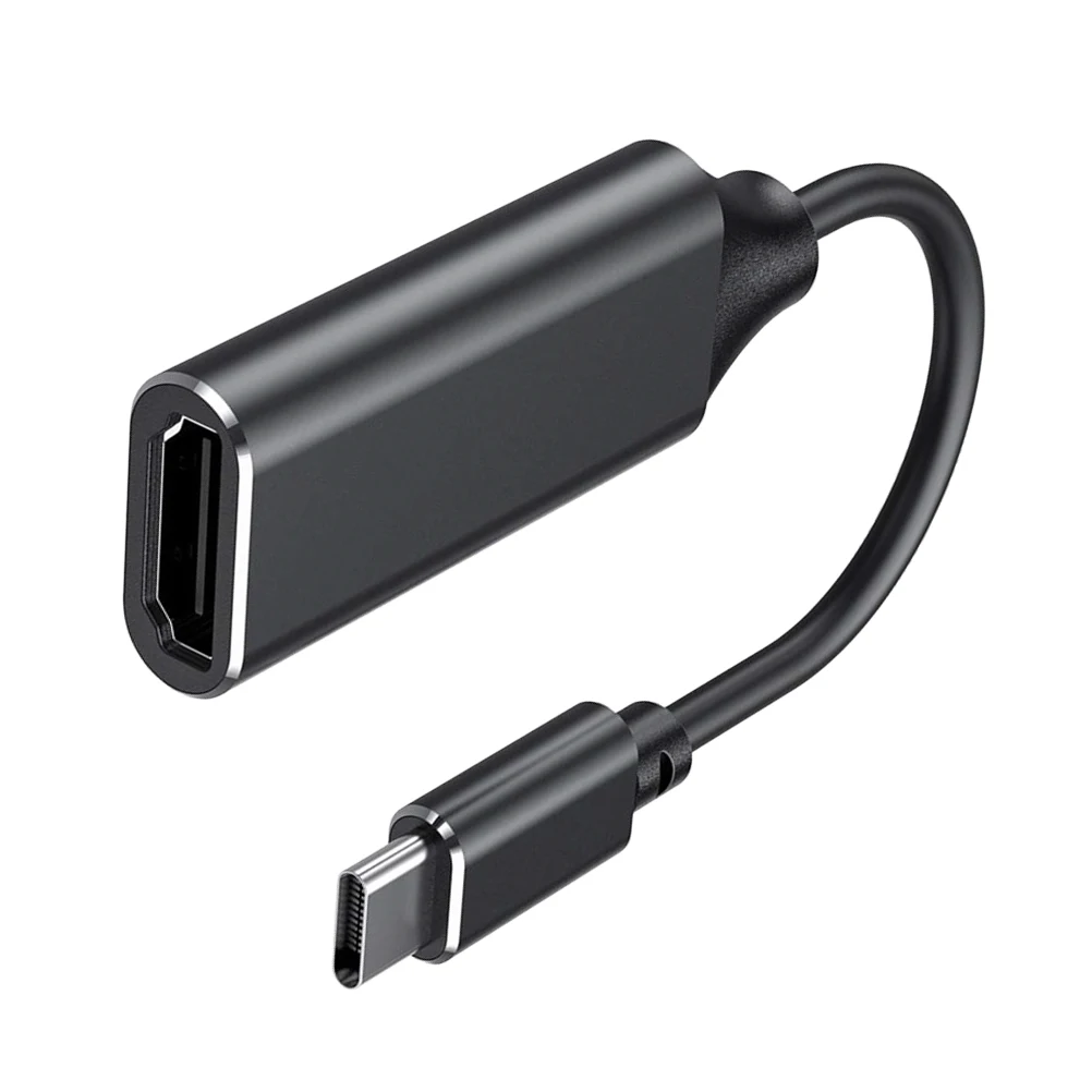 

USB-C to Cable Type-C Adapter Conversion Line for Computer Cellphone Black 4K*2K 3840*2160 1080p Plug Play Fits USB-C
