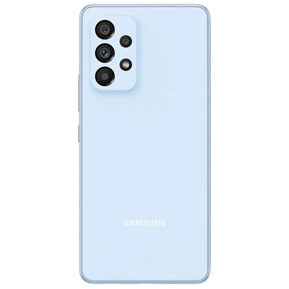 Używany smartfon Samsung Galaxy A53 5G z systemem Android, ekran 6,5 cala, wersja amerykańska, ośmiordzeniowy, cztery kamery, smartfon Samsung, 64 MP, NFC, stan 95% nowy.