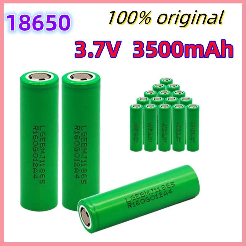 

New 100% original MJ1 3.7 v 3500 mah 18650 flashlight lithium battery LG MJ1 3500 mah battery