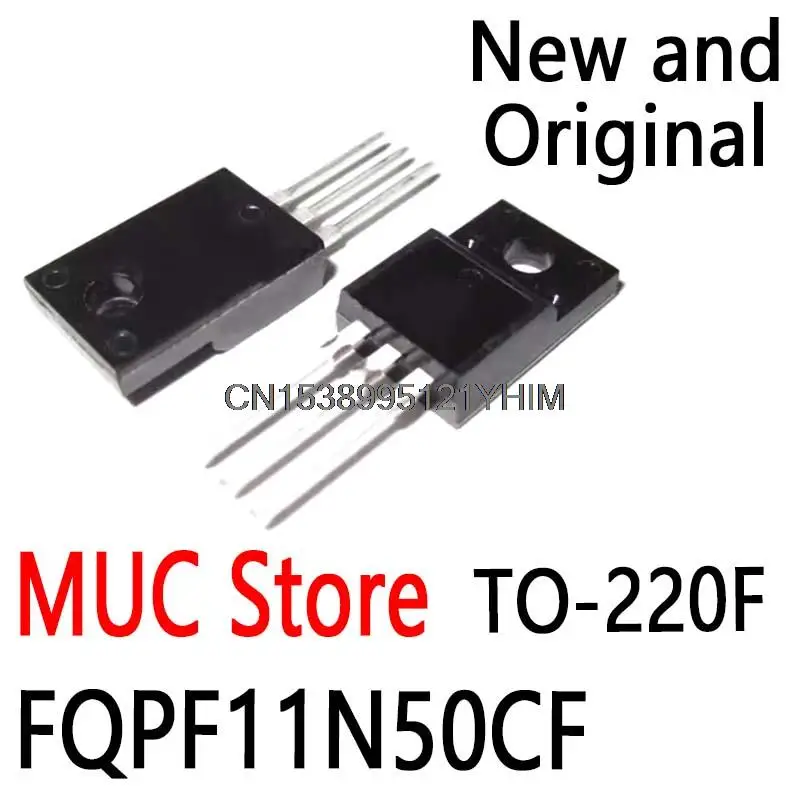 10PCS TO-220F 11N50CF TO-220 11N50 FQPF11N50 FQPF11N50C MOSFET 500V FQPF11N50CF