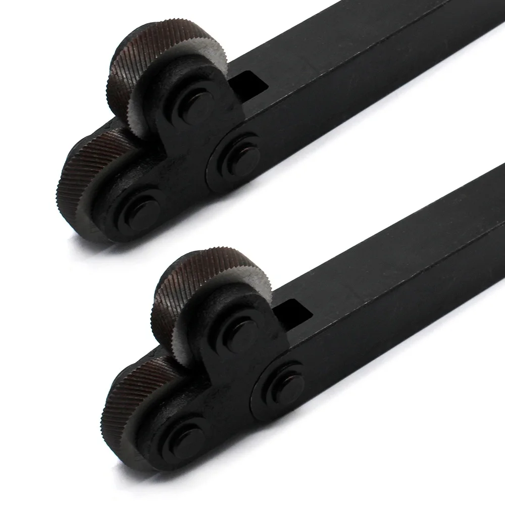 AC88-Steel Lathe Cutter Tool Holder Hob Knurling Knife +Knurling Wheel HSS Inner Hole Embossing Wheel