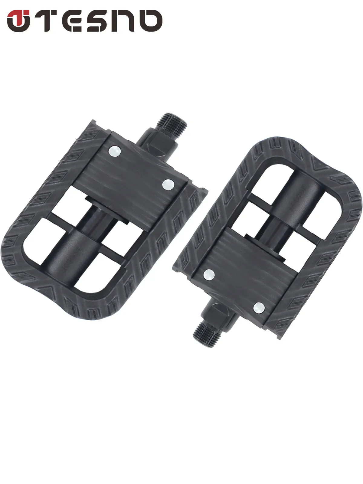 AliExpress NONE TESNO Universal Platform Folding Pedals with Reflectors for Mountain Road Bike E-Bike - Bicycle Riding Accessories