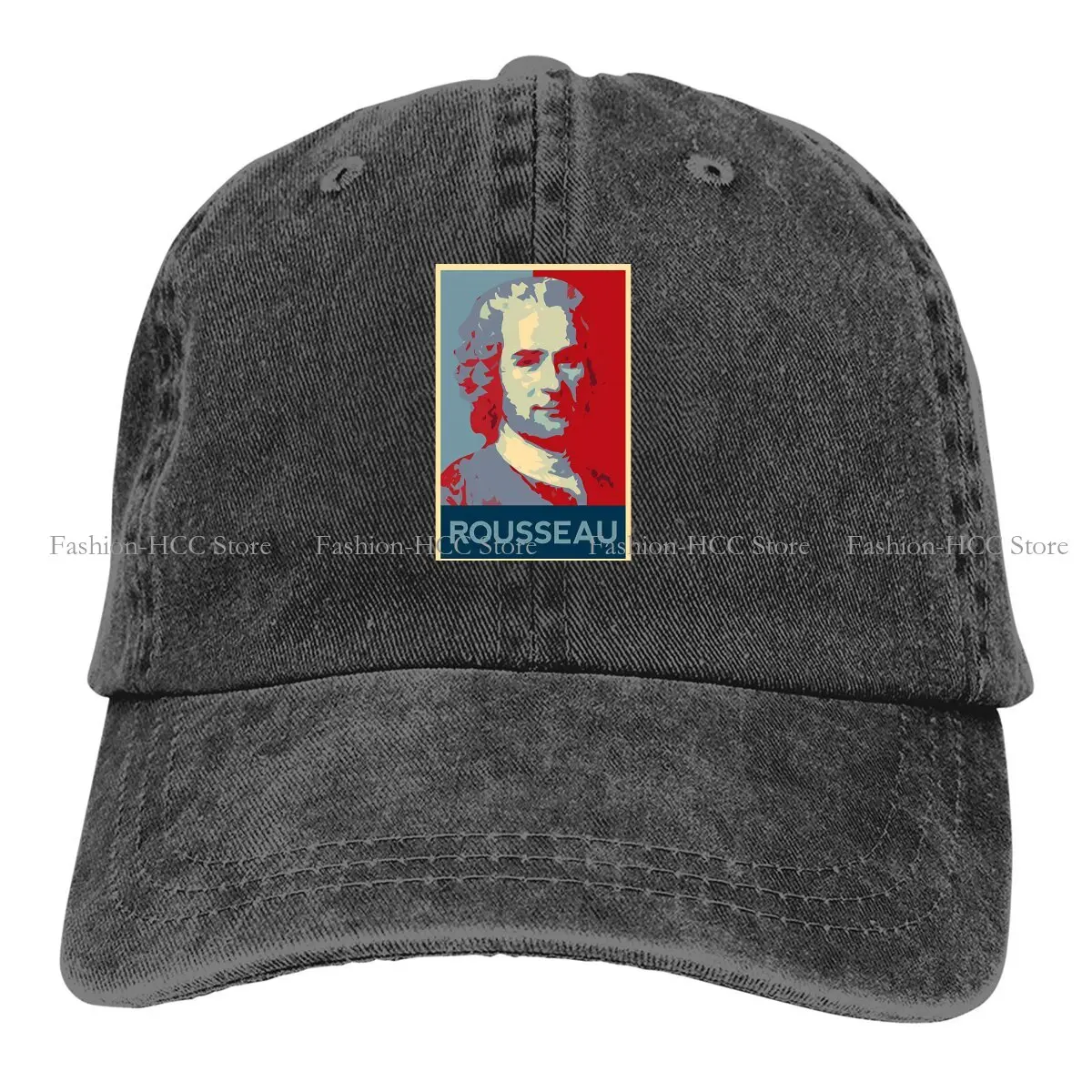 Jean Jacques Rousseau Poster Baseball Cap Men Hats Women Visor Protection Snapback French Revolution Epic Transformation Caps