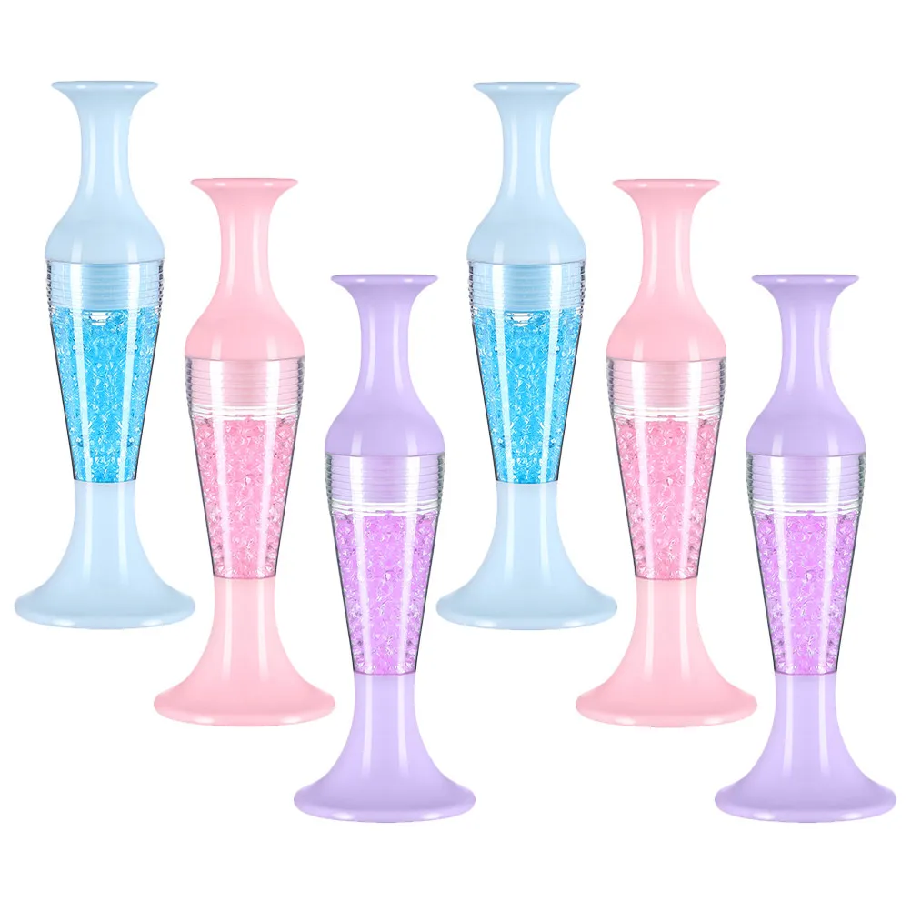 

Набор из 6 ручек для дизайна ногтей в форме вазы, инструмент для точечной проработки стразами, точное размещение, прочные, многоразовые, идеально подходят для сложных узоров