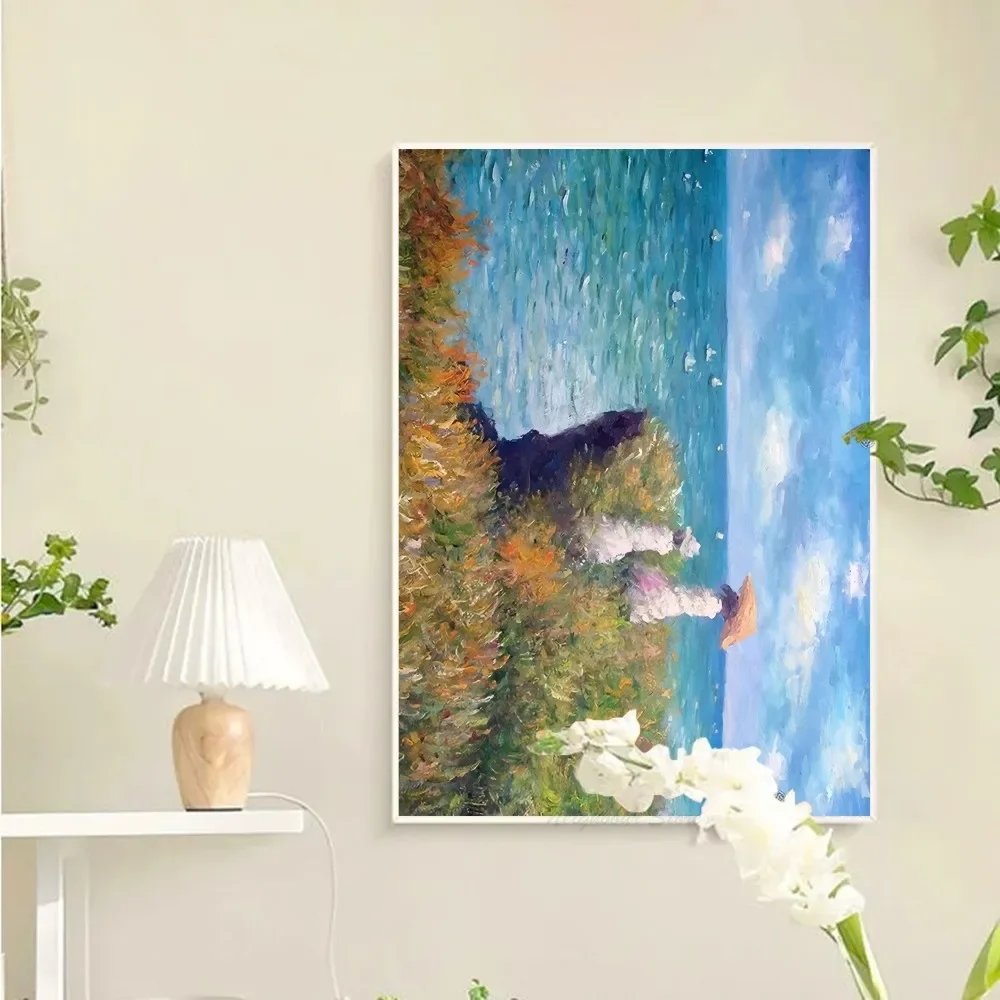 1pc Famous Claude Monet Artwork Canvas Painting Wall Art poster e stampe immagine per camera da letto Office Home Decor Cafe