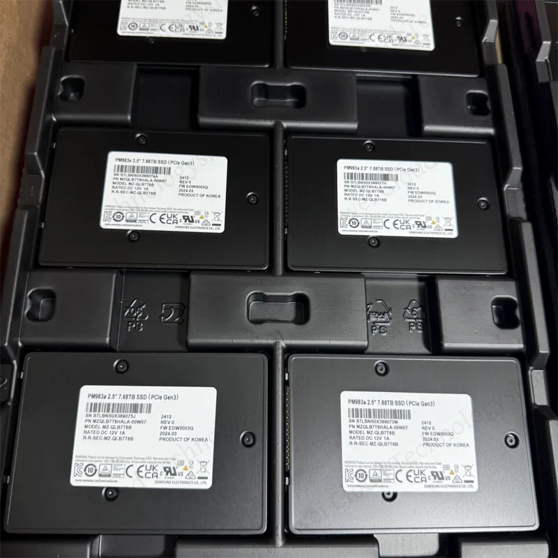 الأصلي لسامسونج PM983A 7.68 تيرا بايت 960 جيجابايت U.2 NVME PClE3.0 محرك الحالة الصلبة من فئة المؤسسات #2