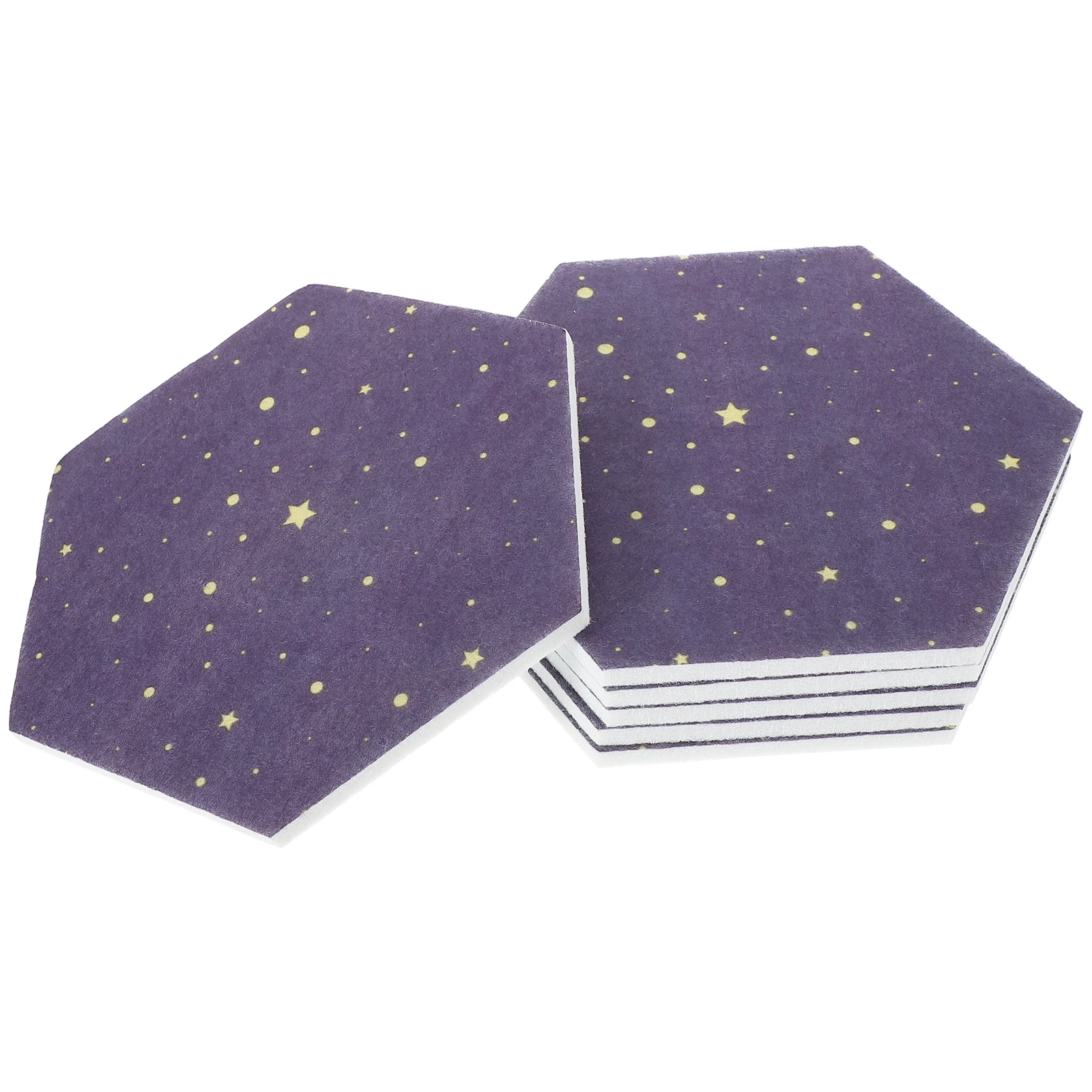 

6 Pcs Felt Hexagonal Board Bulletin Decorative Memo Boards Office Home Decorations