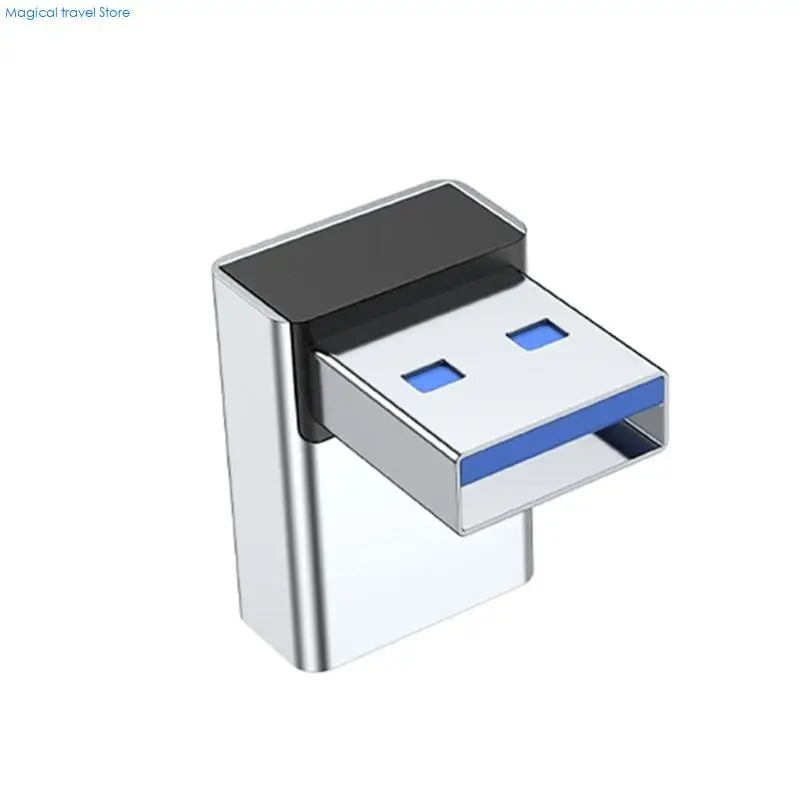 N2UB USB Male to Female Adapter Connector USB Header 90 Degree Up Notebook Laptop Port Connector