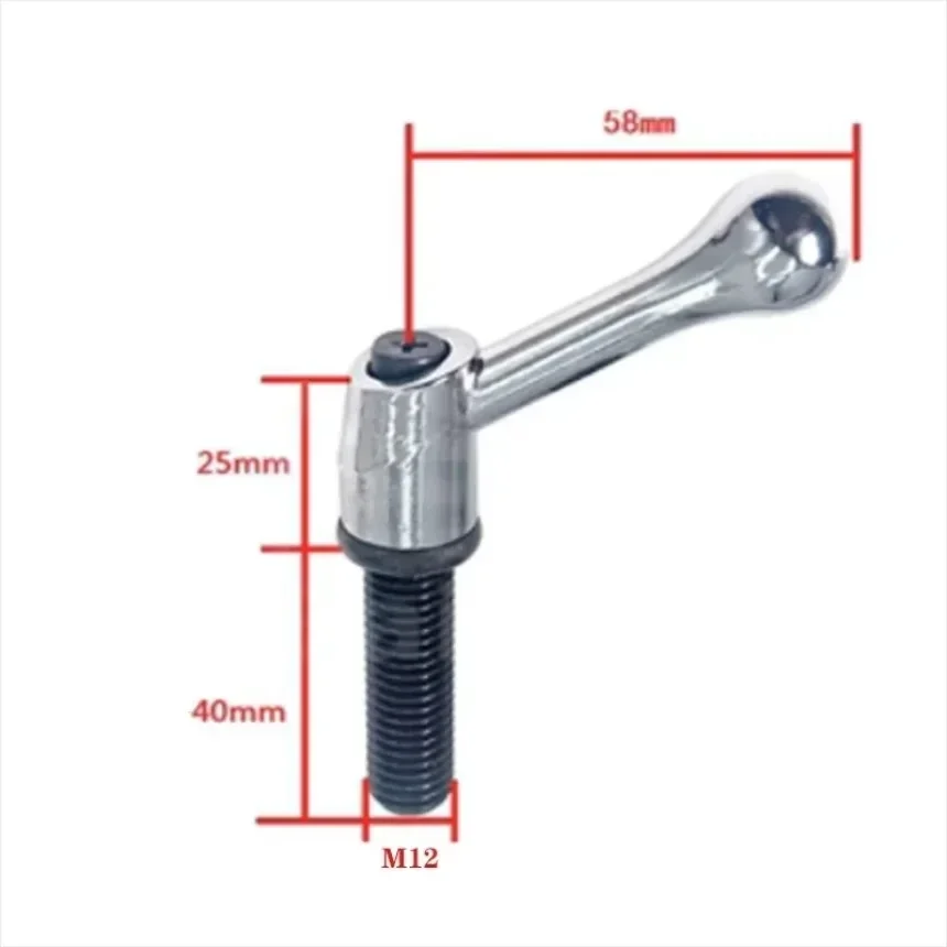 1pc Milling Machine Table Lock Bolt Handle CNC Vertical Mill Tool M10/ M12