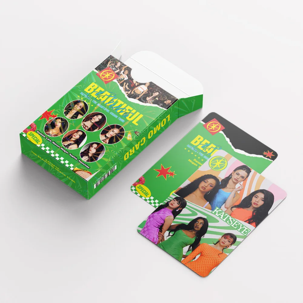 92 قطعة/المجموعة أيدول كاتسي سلسلة جديدة جولة الفوضى الجميلة لومو بطاقات ملصق دانييلا يونشا لارا صوفيا مانون ميغان المشجعين هدية #4