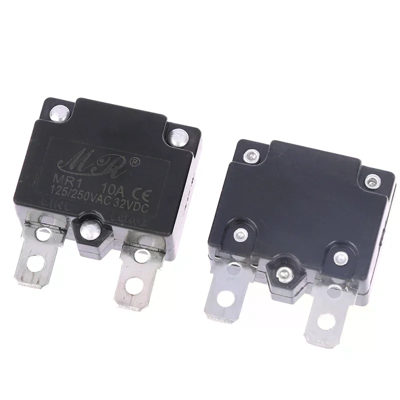 7A 10A 15A 자동 리셋 릴레이 퓨즈 열 스위치 회로 차단기 전류 과부하 보호기 어린이 전기차 액세서리