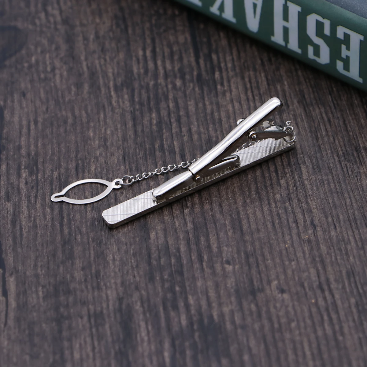 

Business Lapel Clip Tie Metal Clamp Profession Glossy Pinch Clips Necktie Clasp Bar