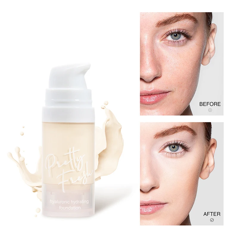 Flüssige Grundierung 1 Stück langlebiges Gesicht Make-up Produkt feuchtigkeit spendende Foundation Concealer Primer Basis profession elle Kontur Palette