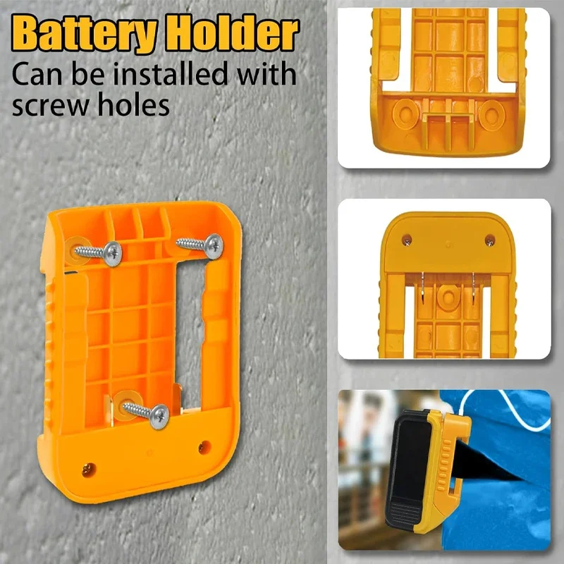 Ładowarka USB do akumulatora litowo-jonowego Dewalt 18 V 20 V z portami USB typu C Uchwyt akumulatora do DEWALT DCB200 DCB205