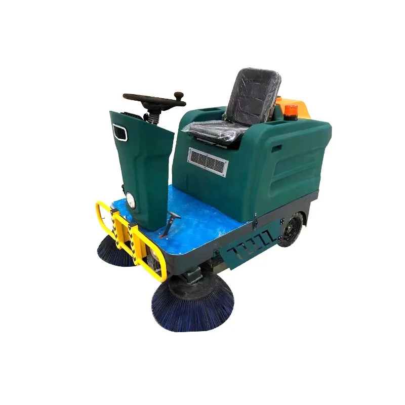 Sweeping truck factory area commercial building workshop basement sweeper driven-on electric sweeper