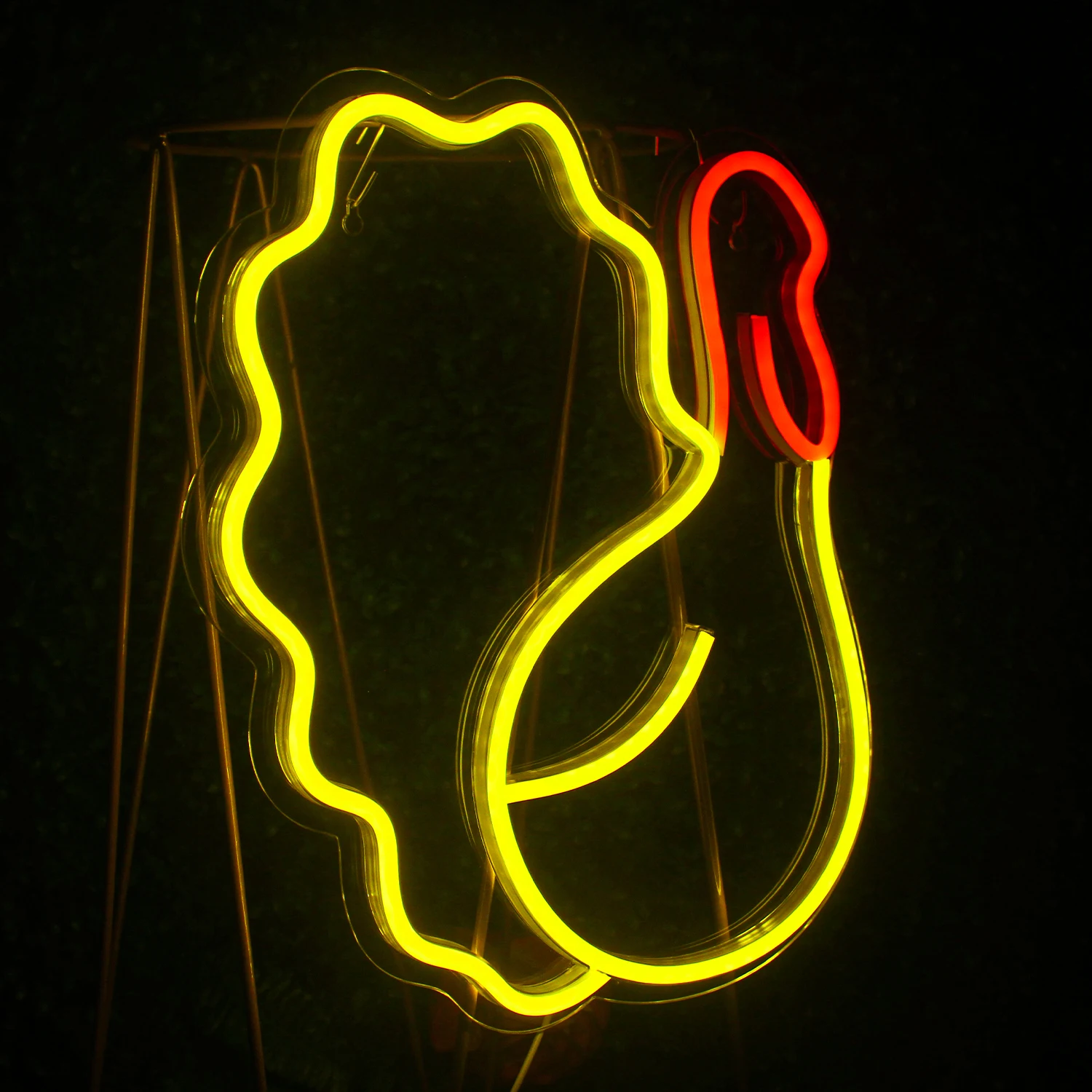 Turkey Neon Sign Led Lights Bulb Sign turkey Shop Sign Decor For Thanksgiving Party Decor Restaurant Fried Chicken Shop Logo