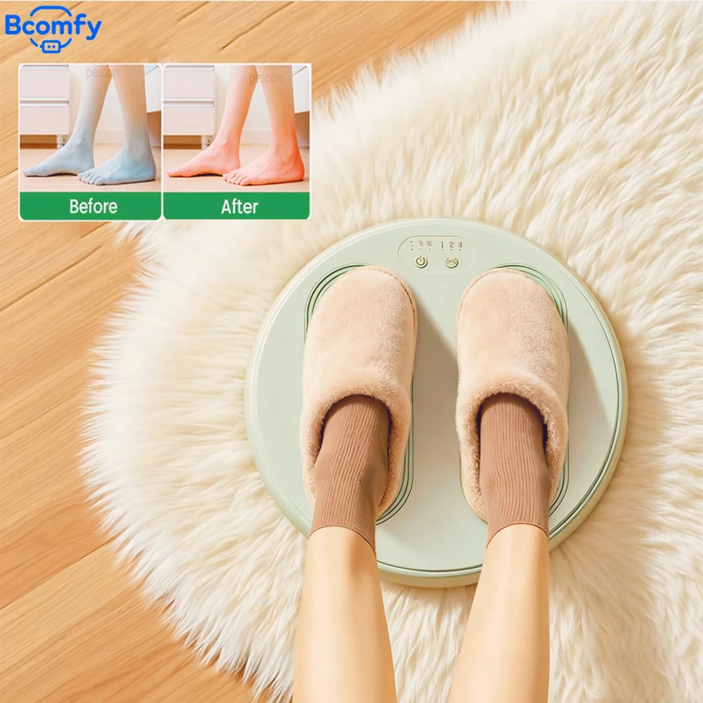 

Feet Massager Electric Feet Massager with Heat 3 Adjustable Gear Feet Massager Promote Blood Circulation and Relieve Muscle Pain