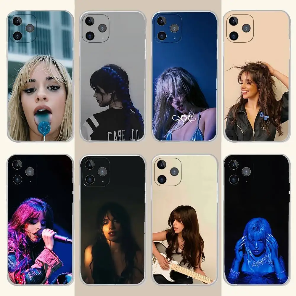

C-Camila Singer C-Cabello Phone Case For iPhone 17,16,15,14,13,12,11 Pro,Max,Plus,X,XS,XR,SE4,E Mini Transparent Soft Cover