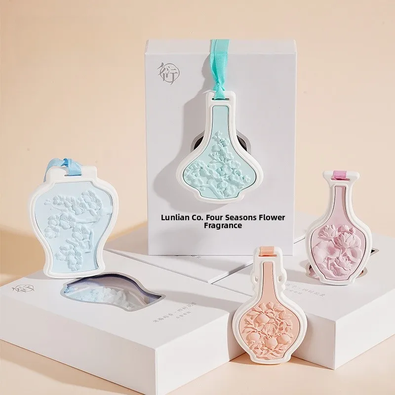 National Museum of China Gypsum Incense Hanger Four Seasons Flower View Decorative Gift Friend Birthday Museum Creative Piece