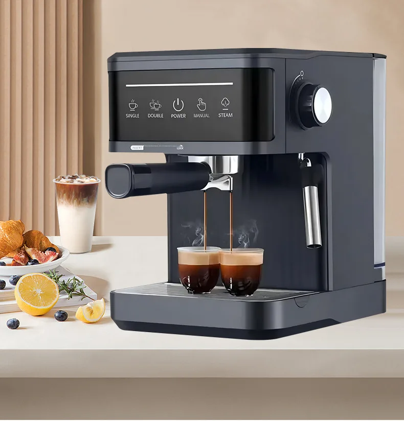 Factory Direct Supply Home Office Use Portable 20-Bar  2-in-1 Coffee Milk Dispenser Coffee Maker Espresso Machine