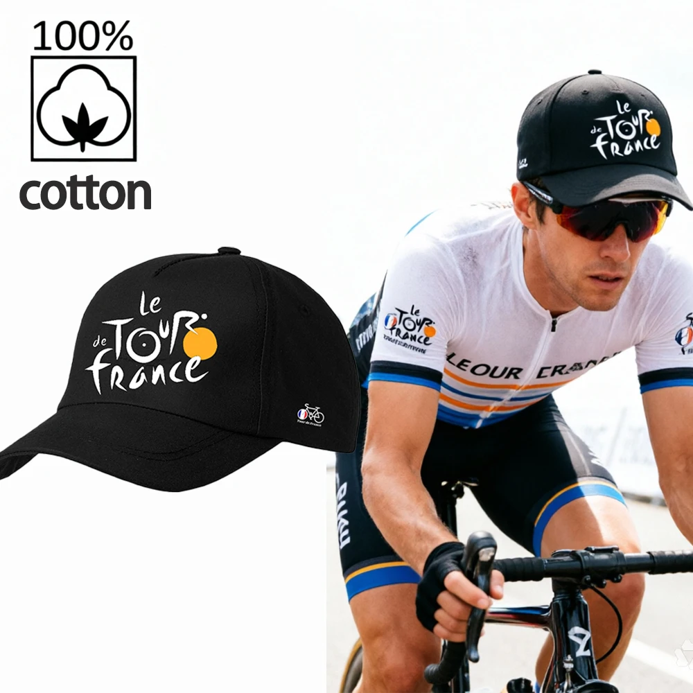 Le Tour De France Print Adjustable COTTON BaseballCap for Men Women Wear for Outdoor Travel Sun Shading Duckbill Cap