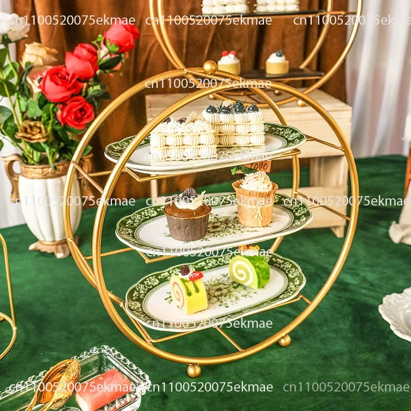 Stainless Steel Cupcake Stand Multi Tier Fruit Dessert Display Rack Pastry Cake Holder For Wedding Party Home Kitchen Decor