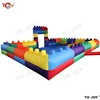 Piscina inflable de bolas flotantes, juguetes coloridos 2 en 1, 6x4x2mH 3