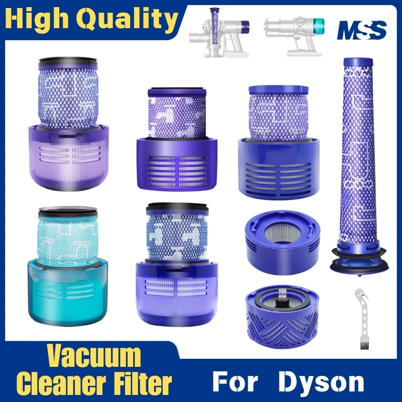 

MSS HEPA Washable Replacement Filter Spare Parts for Dyson V6 V7 V8 V10 V11 V12 V15 & Other Models，Cleaning Spare Parts