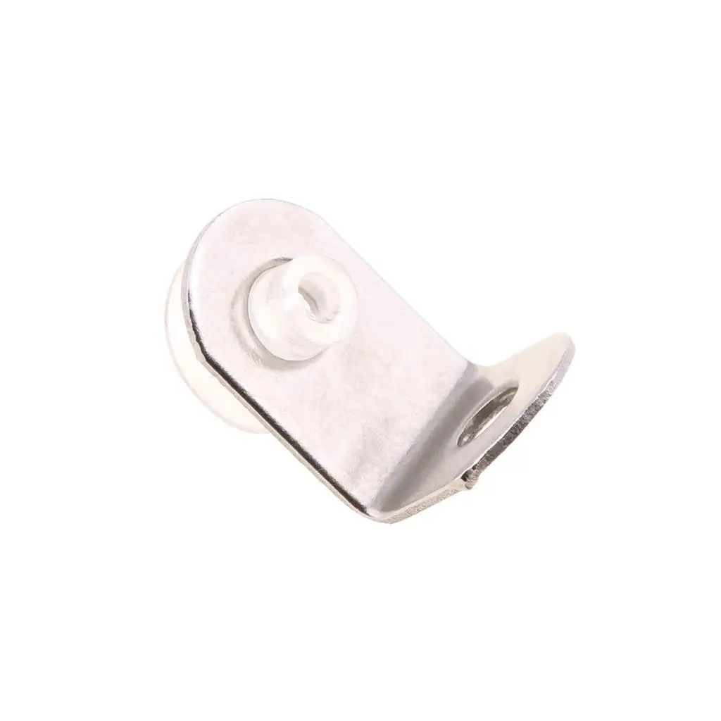 20Pcs Silver Metal 90 Degree Door Angle Bracket with 15mm Suction Cup