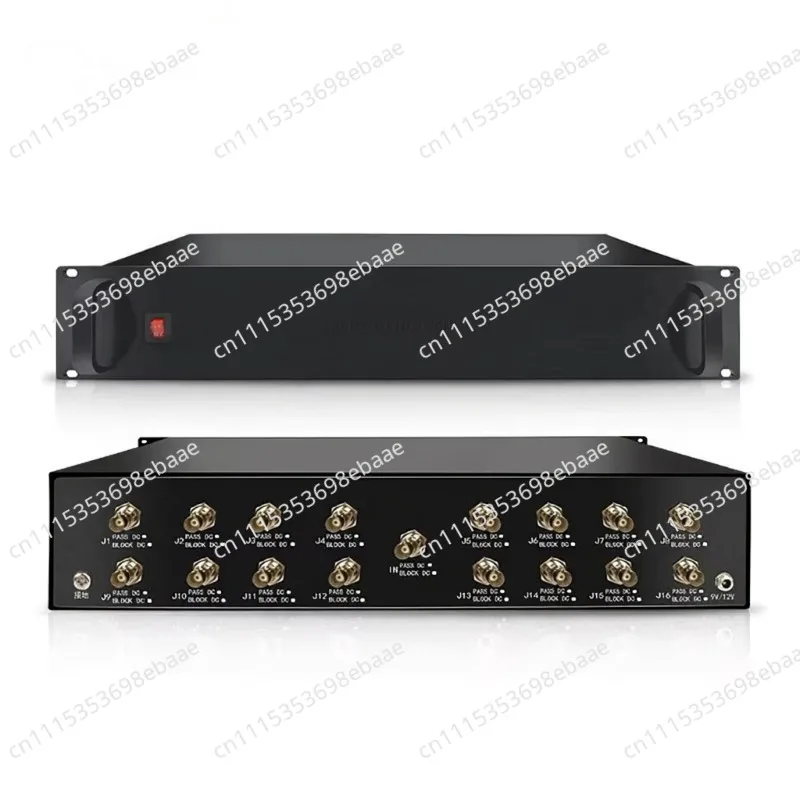 Rack-mounted 16-channel GPS/BeiDou power divider, GNSS signal distributor, GPS splitter RGS116