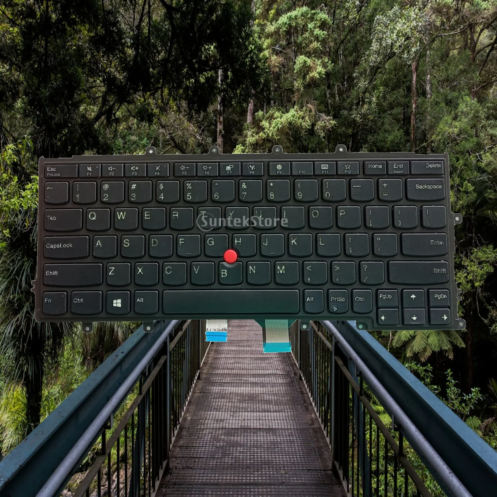 Black Plastic English Keyboard with Point Replacement for X240 X240S X250 X260 X270 Laptop Accessory