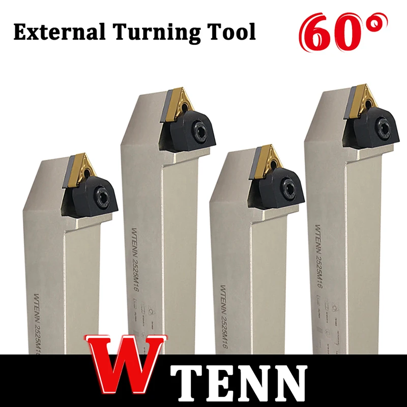 1PCS WTENN1616H16 WTENN2020K16 WTENN2525M16 External Turning Tool WTENN Lathe Turning Holder CNC Tool For TNMG Carbide Inserts