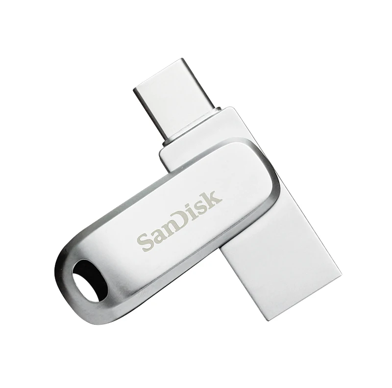 SanDisk Metall-USB 3.2 Typ-A und Typ-C Flash-Laufwerk DDC4 Pendrive 64GB 128GB 256GB 512GB 1TB Max 400Mb/s U-Disk für iPhone 17 – Detail 9