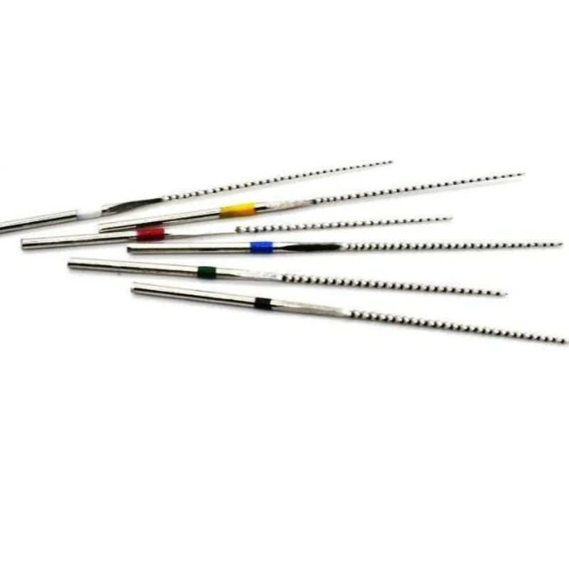 10x6Pcs/Pack Dental U Root Canal Endodontic Files Stainless Steel For Washing the Root Canal Endodontics Dentistry Tools