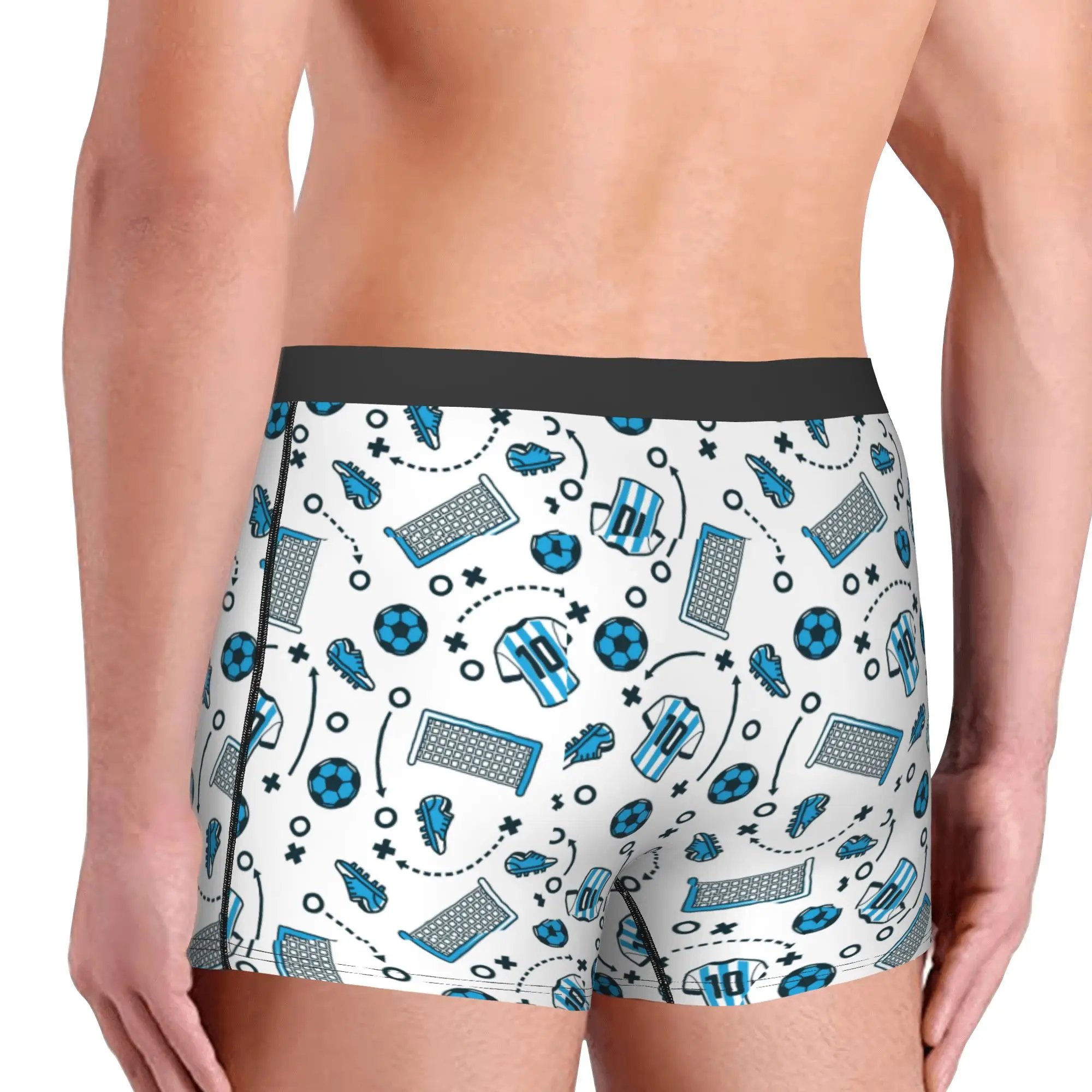 Football  Soccer  Boxers Shorts Men  Briefs Underwear Fashion Underpants