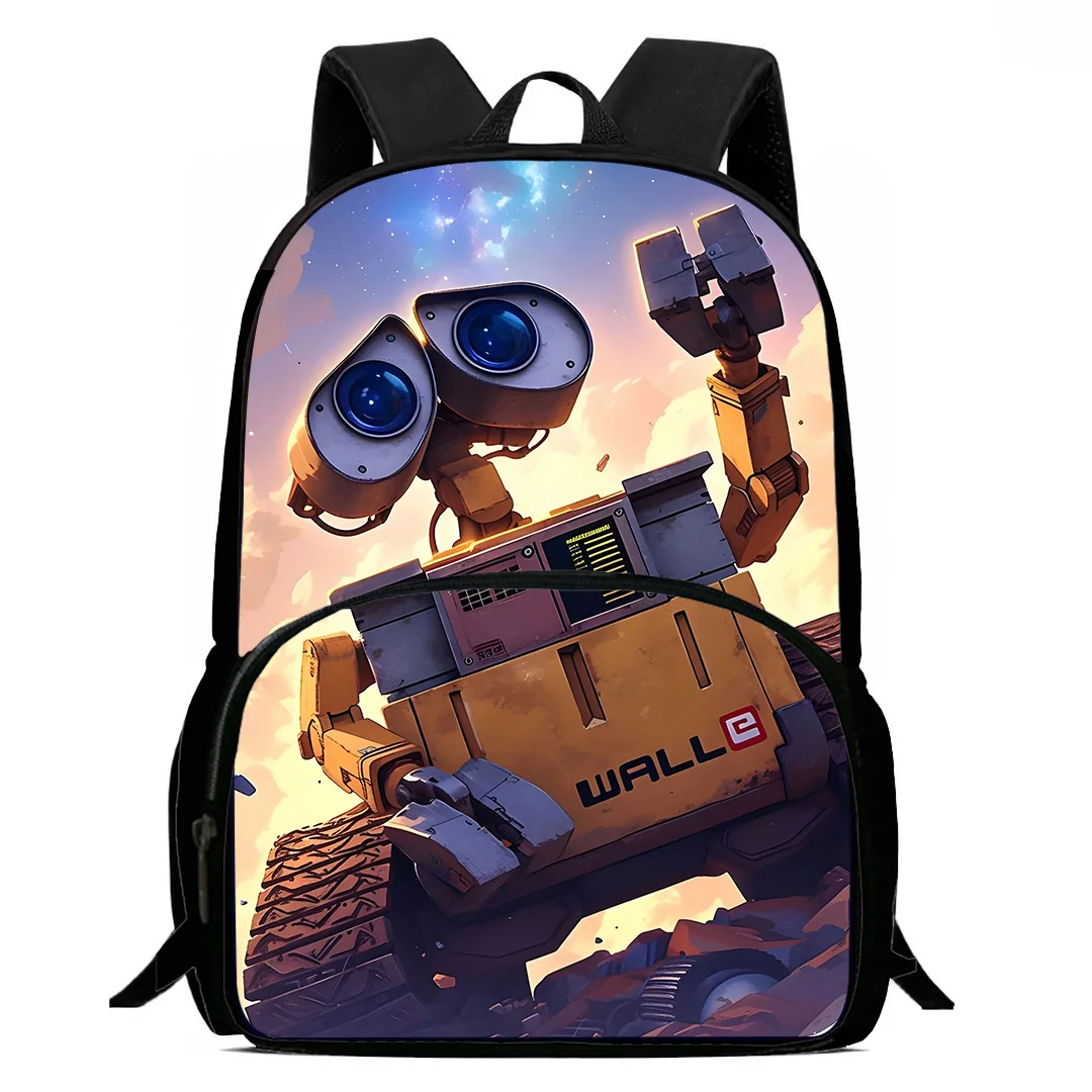 Kids Backpacks Cute Anime Wall-E Boys and Girls Student Birthday Gift Child School Bags Large Capacity Camping Durable Rucksack