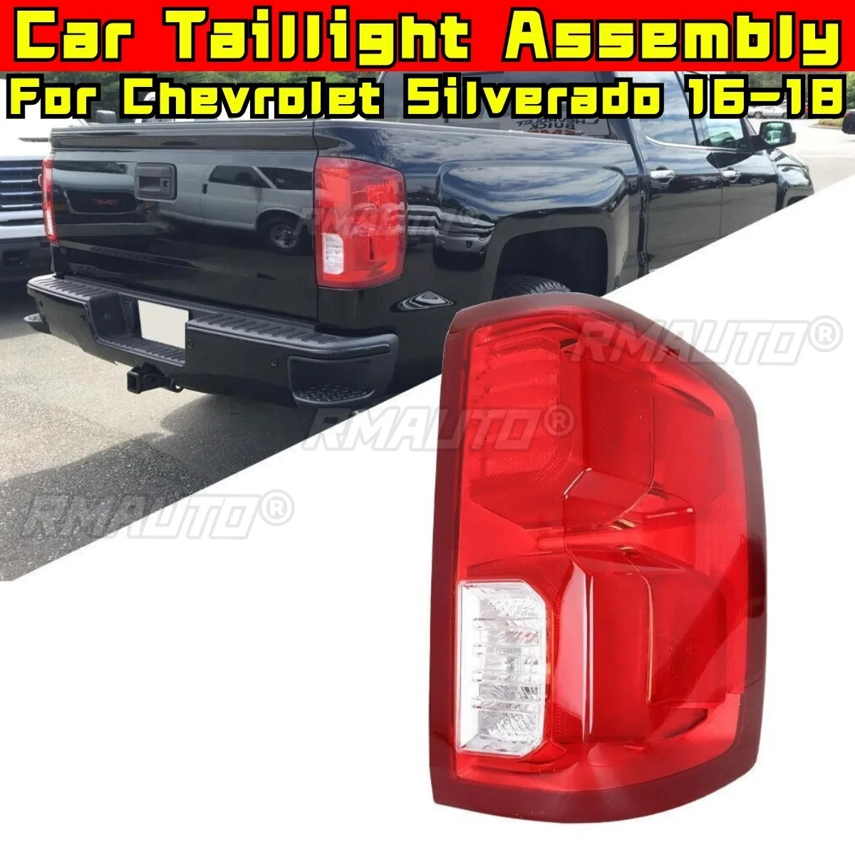 

Для Chevrolet Silverado 2016-2018 светодиодные дневные ходовые огни водонепроницаемые противотуманные фары автомобиля задний фонарь в сборе комплект кузова 84288718