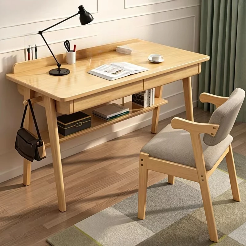 Study table, modern design study furniture, wooden laptop desk