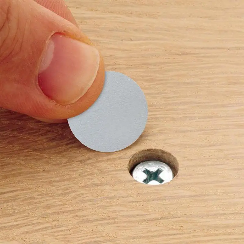 1pc Self Adhesive Decorative Screw Cover Caps Holes Cams Home Furniture Cabinet Kitchen Dust-proof Hole Stickers 20mm