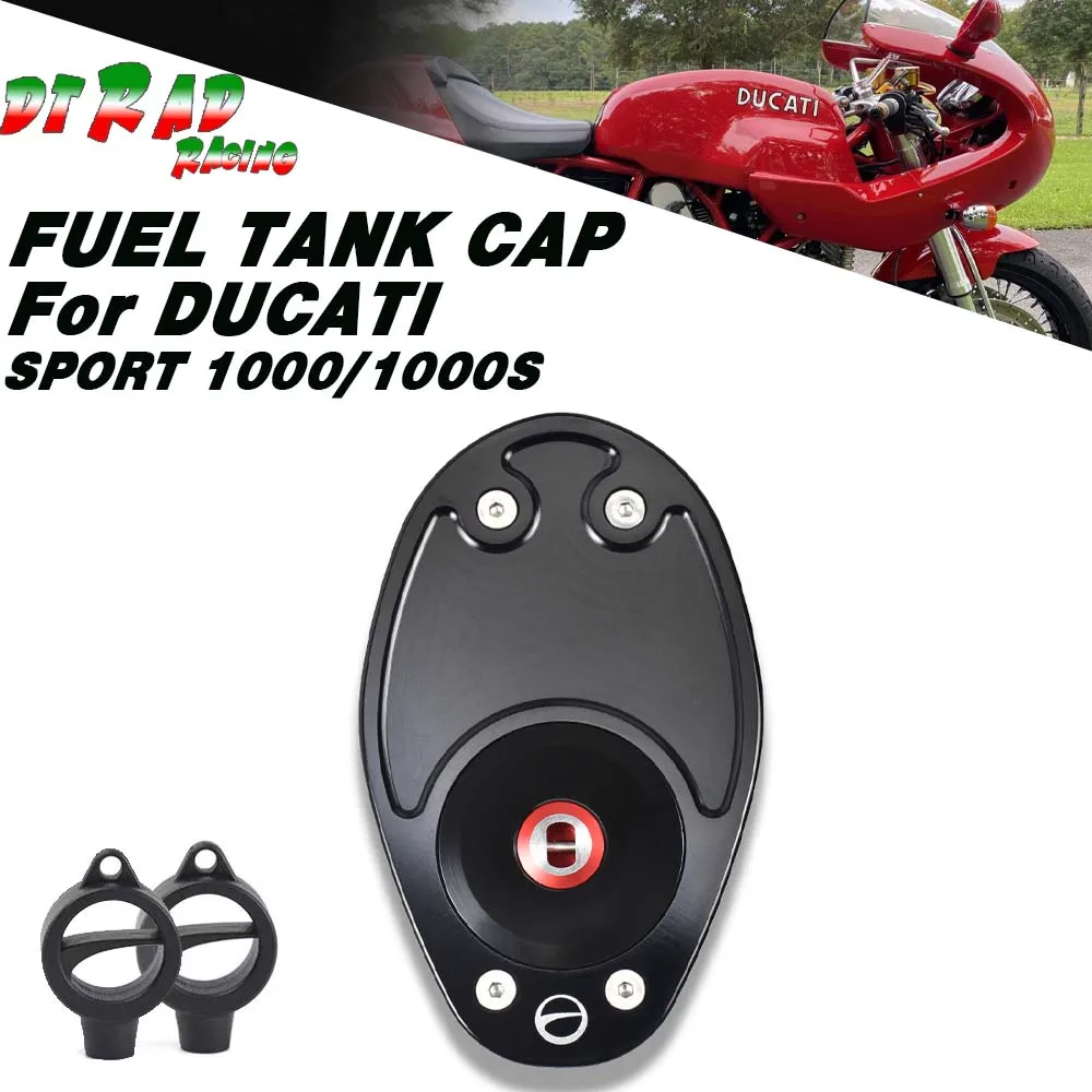 

Motorcycle Retro Fuel Tank Cap Key Gasoline Plug For DUCATI SPORT 1000 2006-2008 1000S 2007-2009 Airbox With Rapid Locking