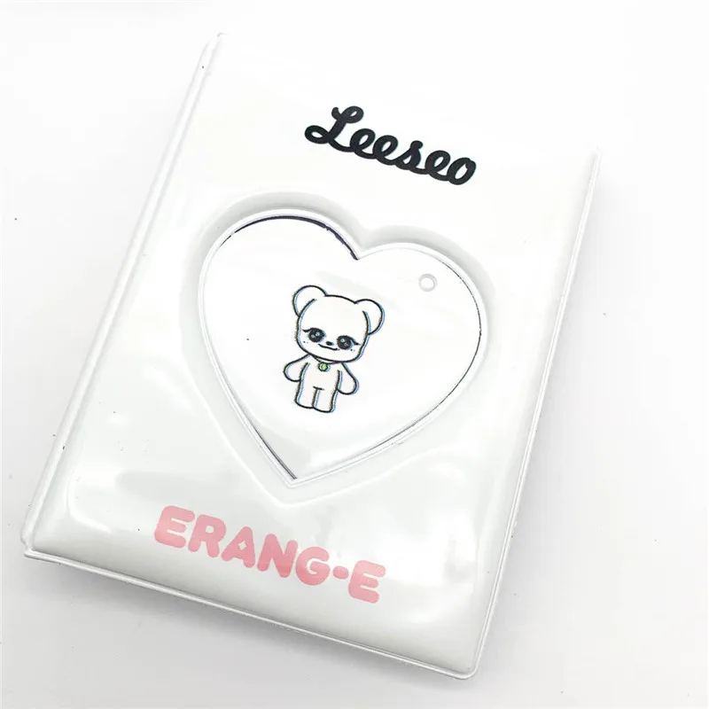 3 Zoll IVE CHERRY Minive Neue Kpop Koreanische PU Weiß Cartoon Fans Foto Bilder 32 Seiten Sammlung Display 11*8,5*2,5 CM