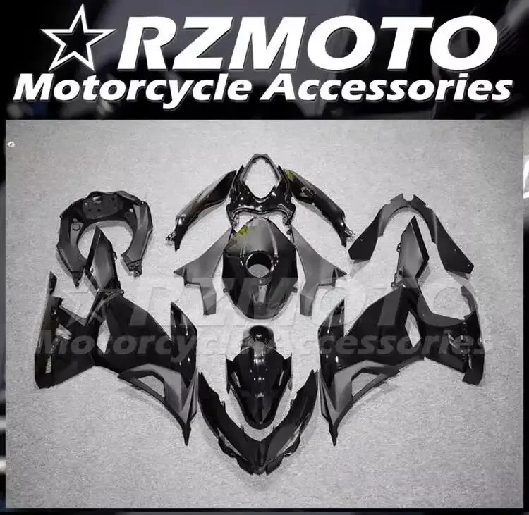 4Gifts New ABS Motorcycle Fairings Kit Fit For Kawasaki EX 250 400 2019 2020 2021 2022 2023 19 20 21 22 Bodywork Set Black